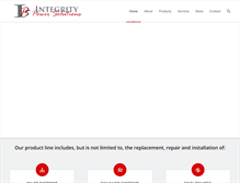 Tablet Screenshot of integritypowersolutions.com